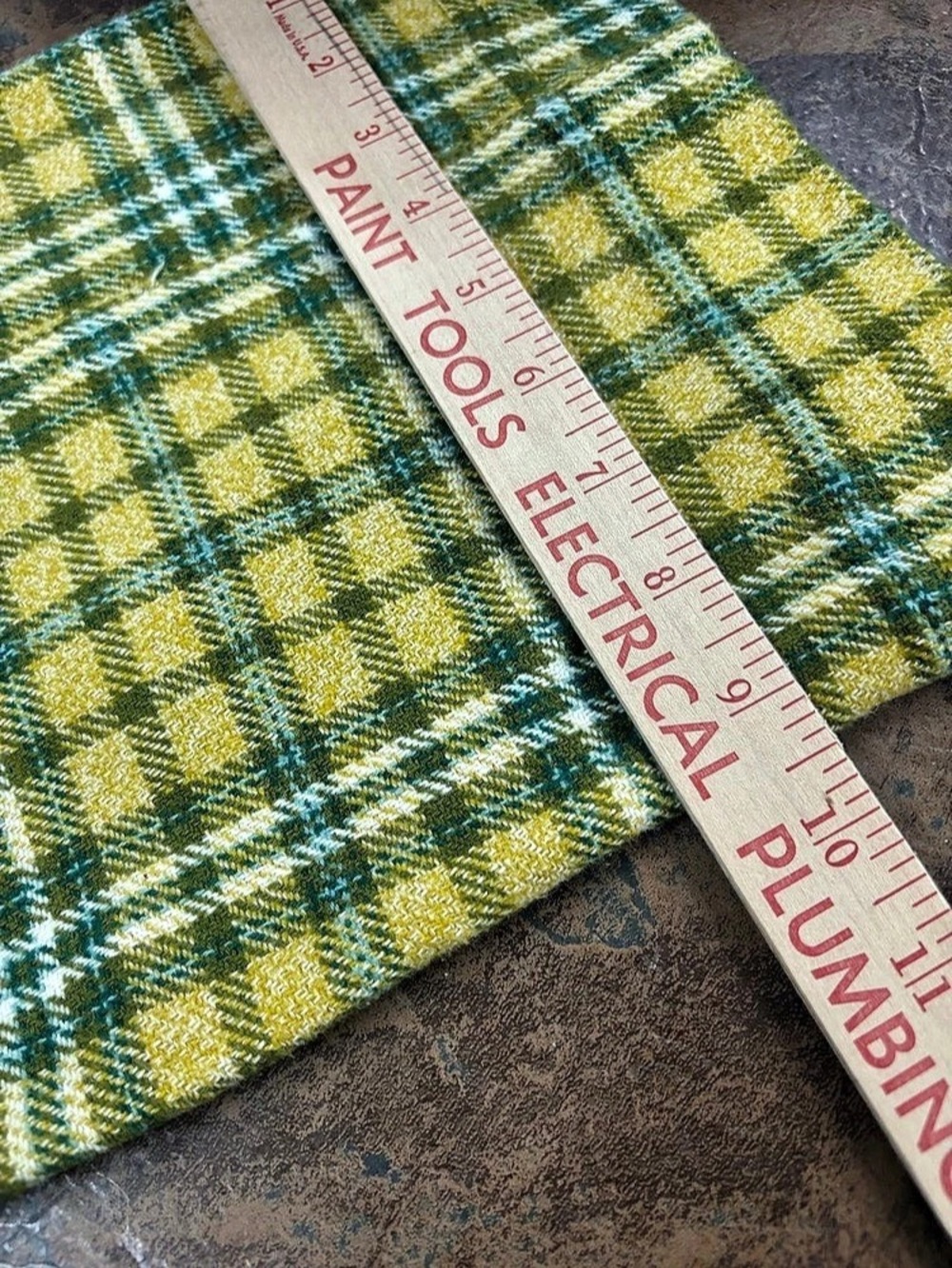 Free People About It Baggy Trousers Yellow & Green Small - Picture 5 of 6